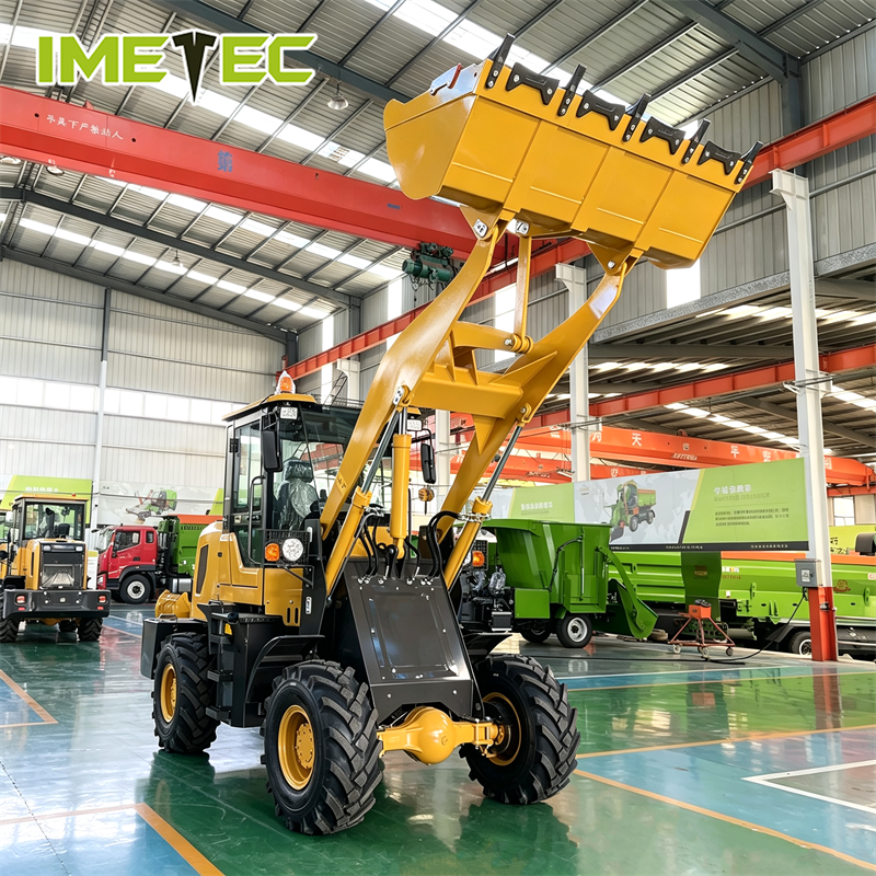 Mini Front End Wheel Loader 1.5 Ton Multi-purpose Loader For Small Construction Site And Farm Use
