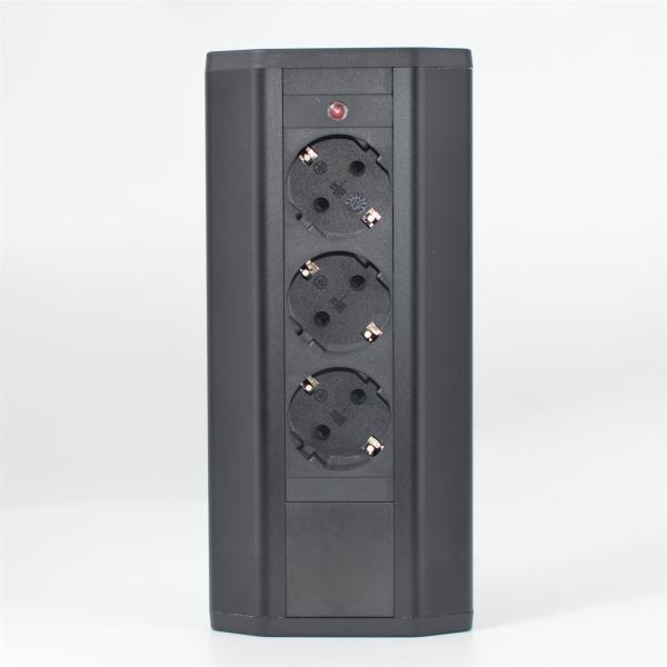 OEM/ODM Corner power socket EU Electric Power socket with 3 AC power outlet suitable for office/ desktop/ tabletop/Kitch