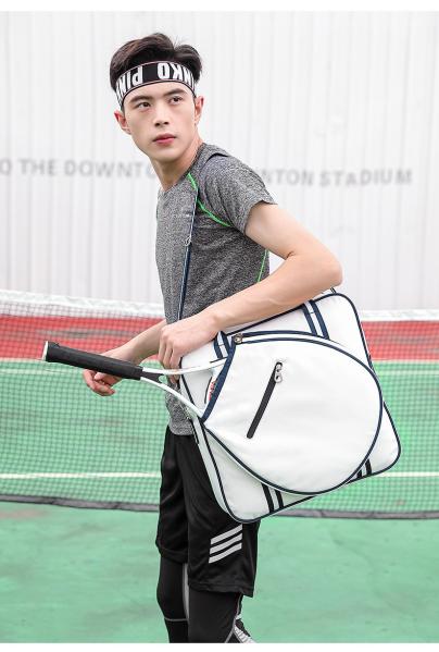 TENNIS BAG HAND BILL SHOULDER CROSSBODY BADMINTON BAG MEN'S AND WOMEN'S STRIPED MULTI-FUNCTION RACKET BAG