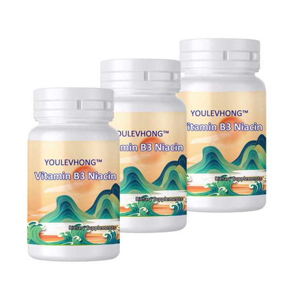 Vitamin 3 Plus 100 Capsules Non GMO Gluten Free vitamin b3 Supplement  vitamin d omega 3 supplement