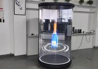 Display holográfico de 75 polegadas em tempo real hologramas tamanho real Holograma 3D cilindro Holotúbulo