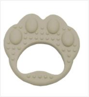 Eco Friendly Bear Paws Silicone Baby Teether Toys For Soothing Sore Gums With Size Is 8*8*2 cm And Weight Is 24 Gram