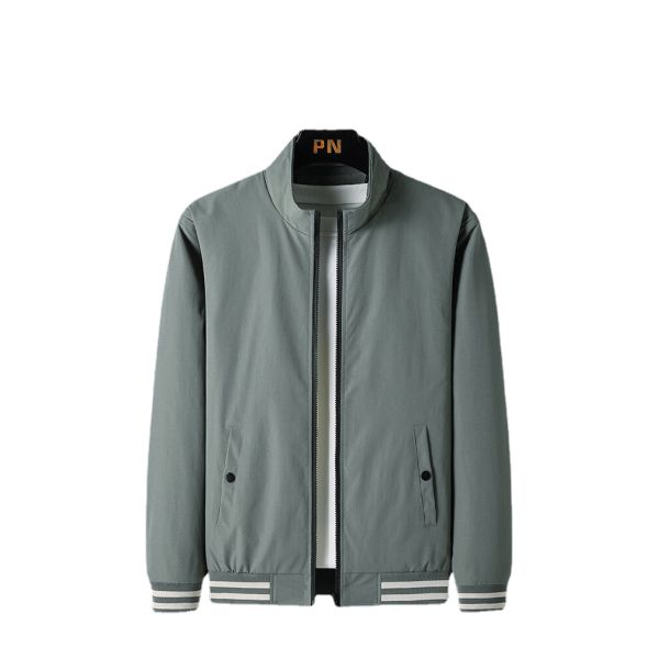 2023 Mens Polyester Cotton Padded Coat Bomber Regular Length Weaving Method Woven