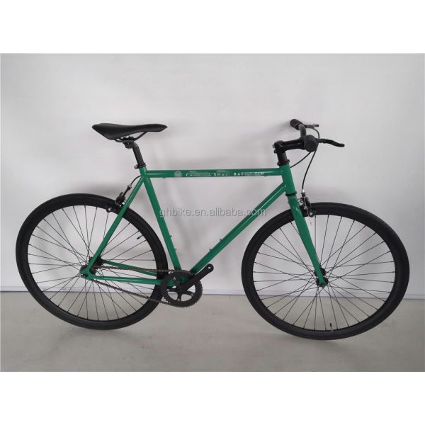 Ordinary Pedal Fixie Bike 700c Single Speed Fixed Gear Bicycle with Double V Brake
