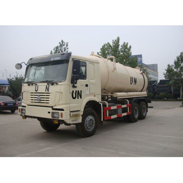 Collecting Sewage Sludge Vacuum Pump Septic Tank Cleaning Truck LHD 6X4