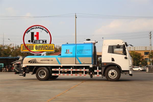HBC100-28 Truck Pump Hot Sell JIUHE Brand Diesel Truck Mounted Concrete Pump