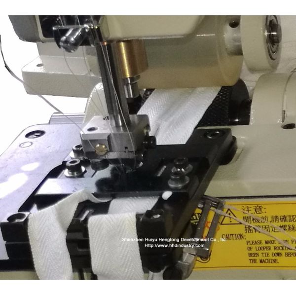 Machine à coudre à fermeture à glissière en nylon