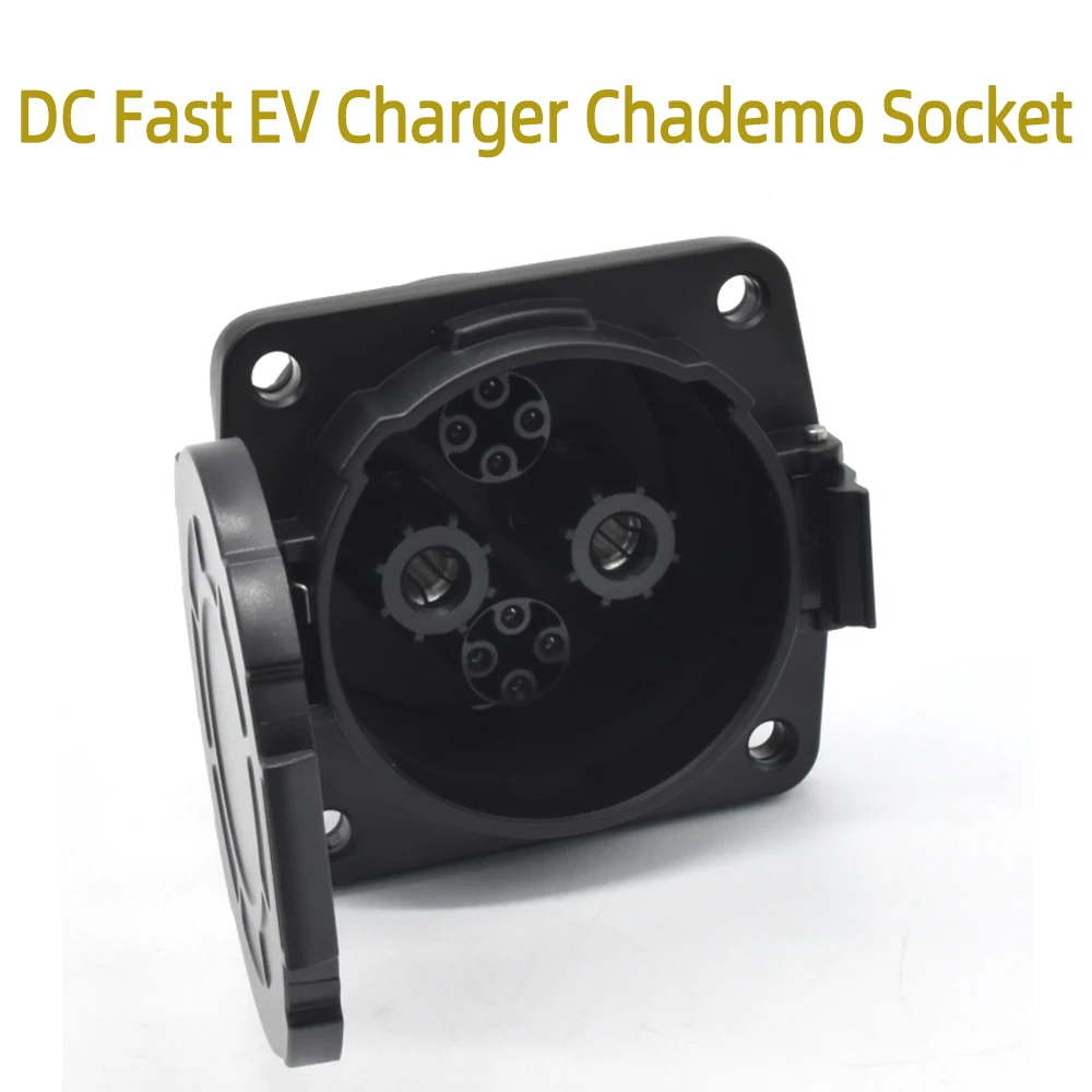 Electric Vehicle Inlet DC CHADEMO EV Charging Accessories Socket For Nissan Leaf 125A/150A/200A