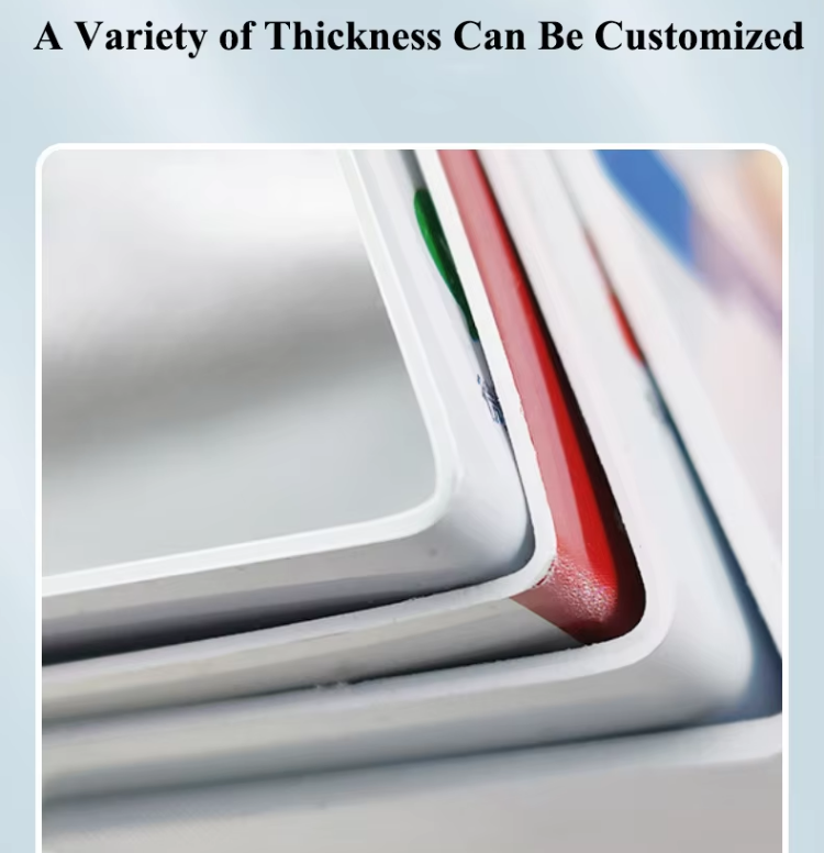 Customs White Pvc Plastic Sign Stands Logo Printed L Shape Hotel Table Qr Code Display For Business