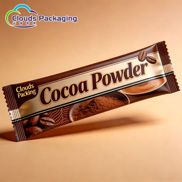 ECO High-Quality Bag Laminated Custom Back Middle Seal Instant Powder Sachet Packaging Bags Pillow Bag for Milk Powder