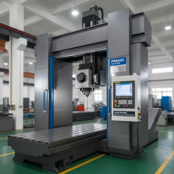 GLM-2016HL Gantry CNC Machine with FANUC System High Precision Double Column