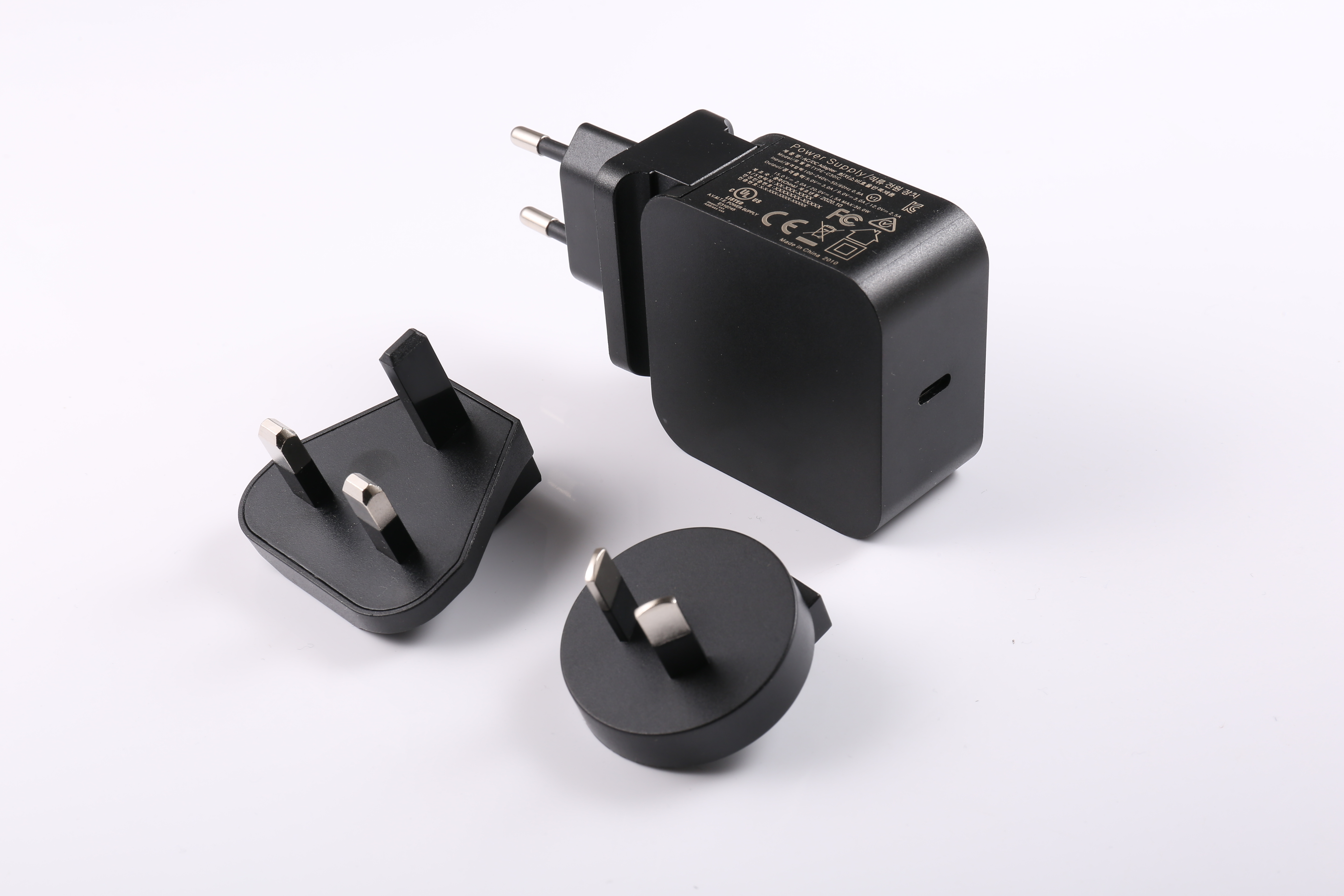 Переходник 5V 3A 12V 2A 15V 2A 20V 1.5A силы USB c ПК 9V 3A 30W ABS подгонял