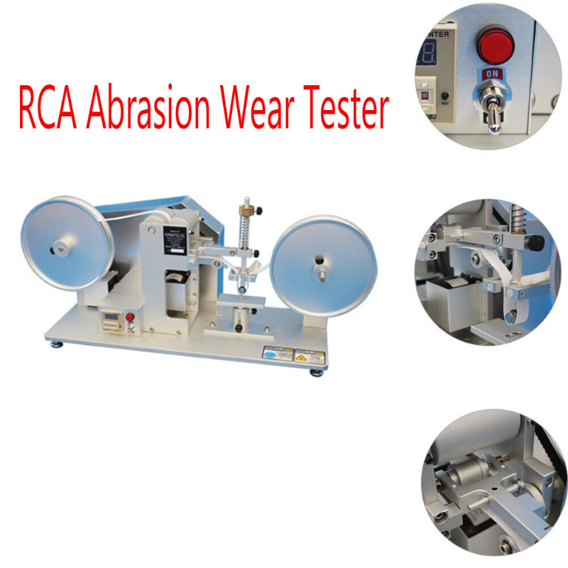 ASTM F2357 Compliant RCA Abrasion Tester with 55g, 175g, 275g Load and 42mm Roller Diameter for Surface Resistance Test