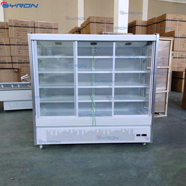 Open Vertical Multideck Display Fridge OEM Refrigerated Showcase