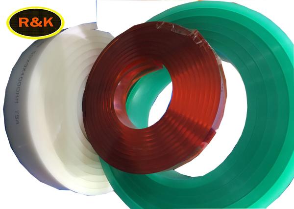 9MM Thickness Screen Printing Squeegee Blades Red / Green / Blue / White Color