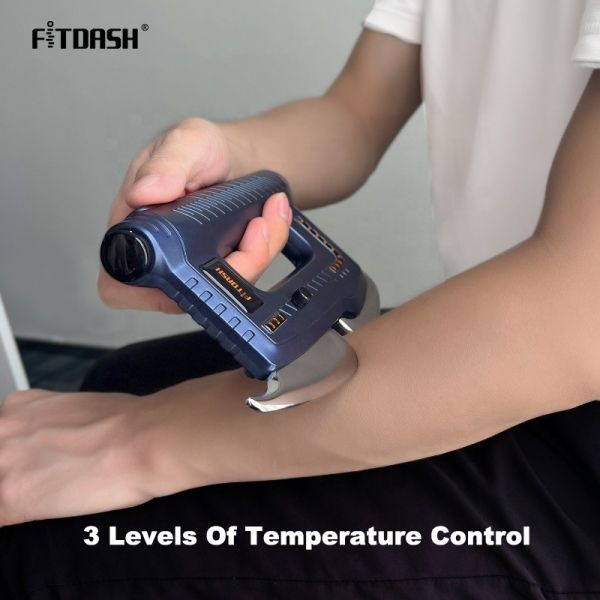 Body Electric Muscle Relaxer Scraper ABS Zinc Alloy Smart Electric Fascia Massager Knife