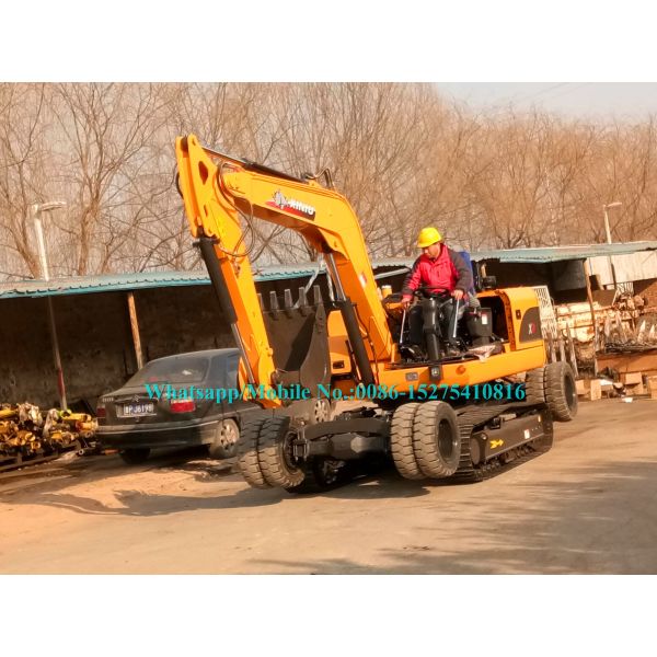 Crawler Mounted Excavator Heavy Earth Moving Machinery With GERMANY REXROTH Pump