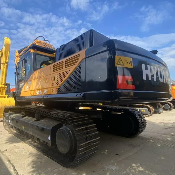 Hyundai 520 Used Excavator Material Handling Old Construction Machinery