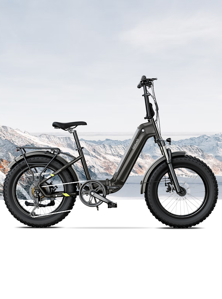 EU Stock Free Shipping 25km/h 250W Brushless Motor Mini Folding Electric Bike 20inch Steel Frame Foldable E Fatbike Hybrid Ebike