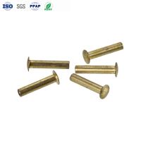 Flat Round Head Semi-Tubular Copper Rivets DIN Standard 4.8-12.9 Grade