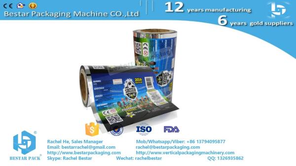 Strong material plastic OPP/CPP multi layers film with beautiful color printing