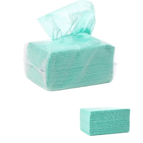 Промываемые одноразовые посудомоечные полотна прочные, нетканые синие одноразовые полотенца