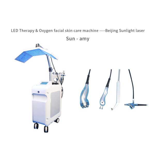 Acne Treatment Oxygen Facial Machine Hydra Dermabrasion 5MHz RF Power