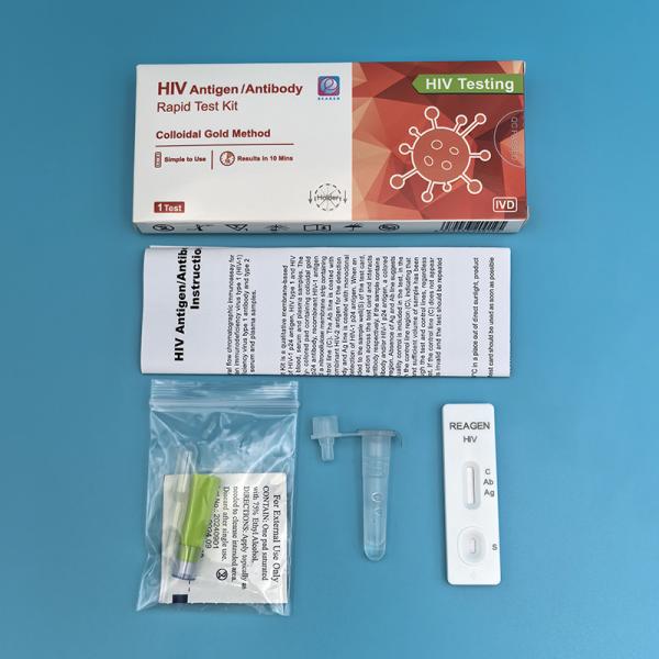 2 in 1 HIV Combo Antigen Rapid Test Kit for Home Self Test