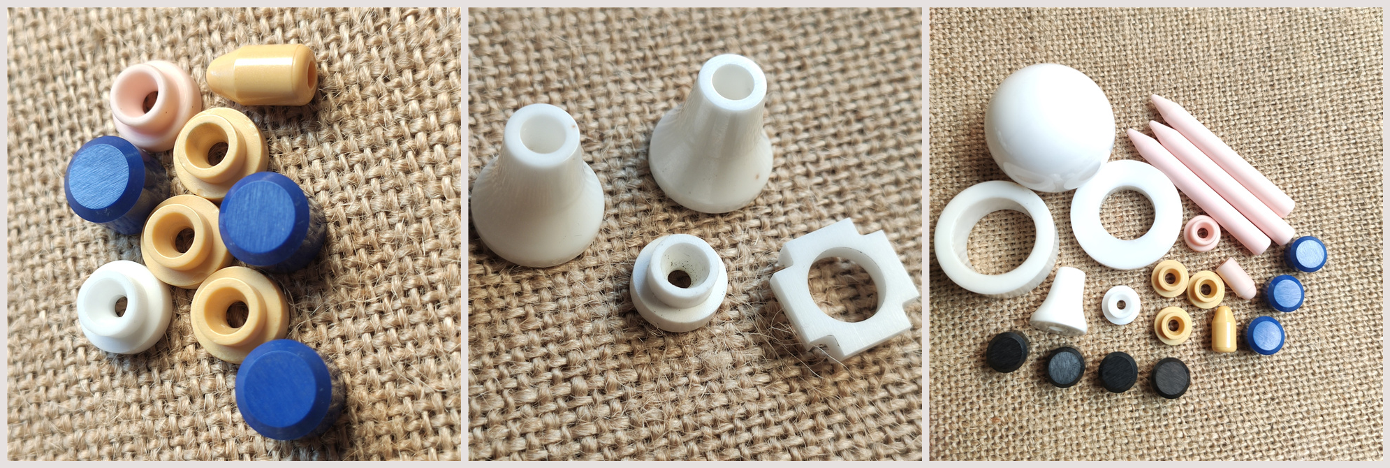 Zirconia Alumina Ceramic Nozzle 5000Mpa 88HRA Precise Grinding