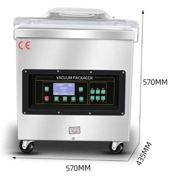 Automatic Grade Semi-automatic Desktop Vacuum Sealer for Textiles Food Rice Meat Fish