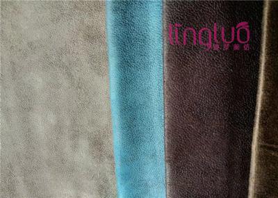 Waterproof Polyester Fabric With Grey Suede Material Bronzing Fabric