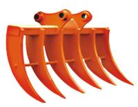 Ancinho da raiz de Tilt Rake Backhoe da máquina escavadora de PC330 PC220