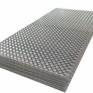 PE Film Roofing Corrugated Embossed 6061 Aluminum Sheet