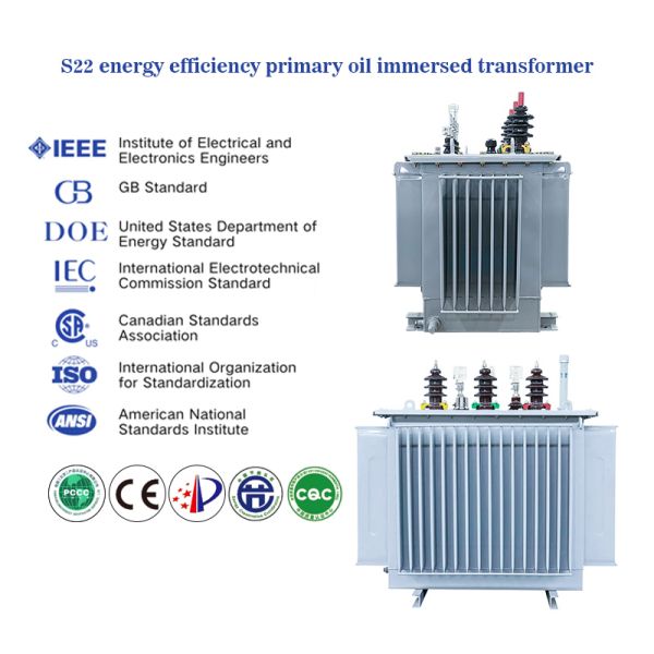 S13 Oil-immersed Transformer with Short-Circuit Impedance 4-6% and Output Voltage 220V 380V 400V 415V - CE Certified Oil Immersed Power Transformer