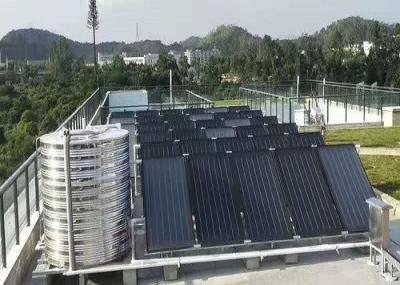 250L 316 Stainless Steel Flat Plate Solar Water Heater Blue Coating Flat Collector flat solar water heater
