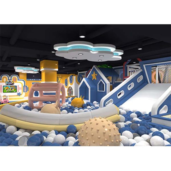 Commercial Indoor Playground Structurer Macaroon Theme Play Area equipment