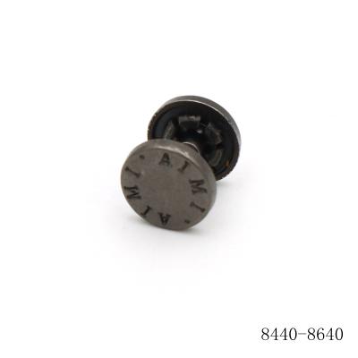 Flat Circle Rivets 12mm Silver Rivets For Leather , Bags , Handbag