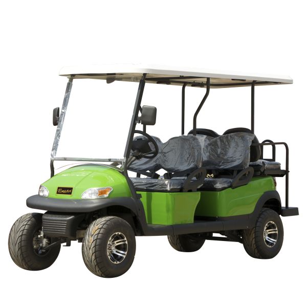 Новый энергетический гольф-грузовик 4+2 места Гольф-автомобиль с поднятой шиной Охотничий автомобиль для поля для гольфа