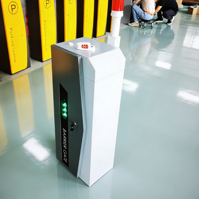 Boom Automatic Intelligent  Car Park Barrier Arm Barrier With Traffic LED Light