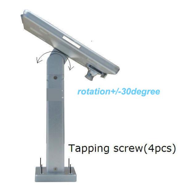 COMER shop table menu locking display stand brackets for tablet ipad in hotels, restaurant