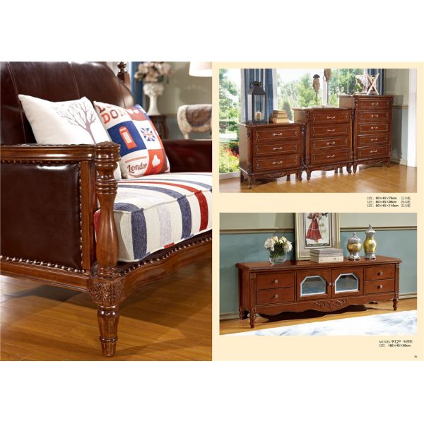 Living Room Furniture Cabinet Solid Wood Tv Stand