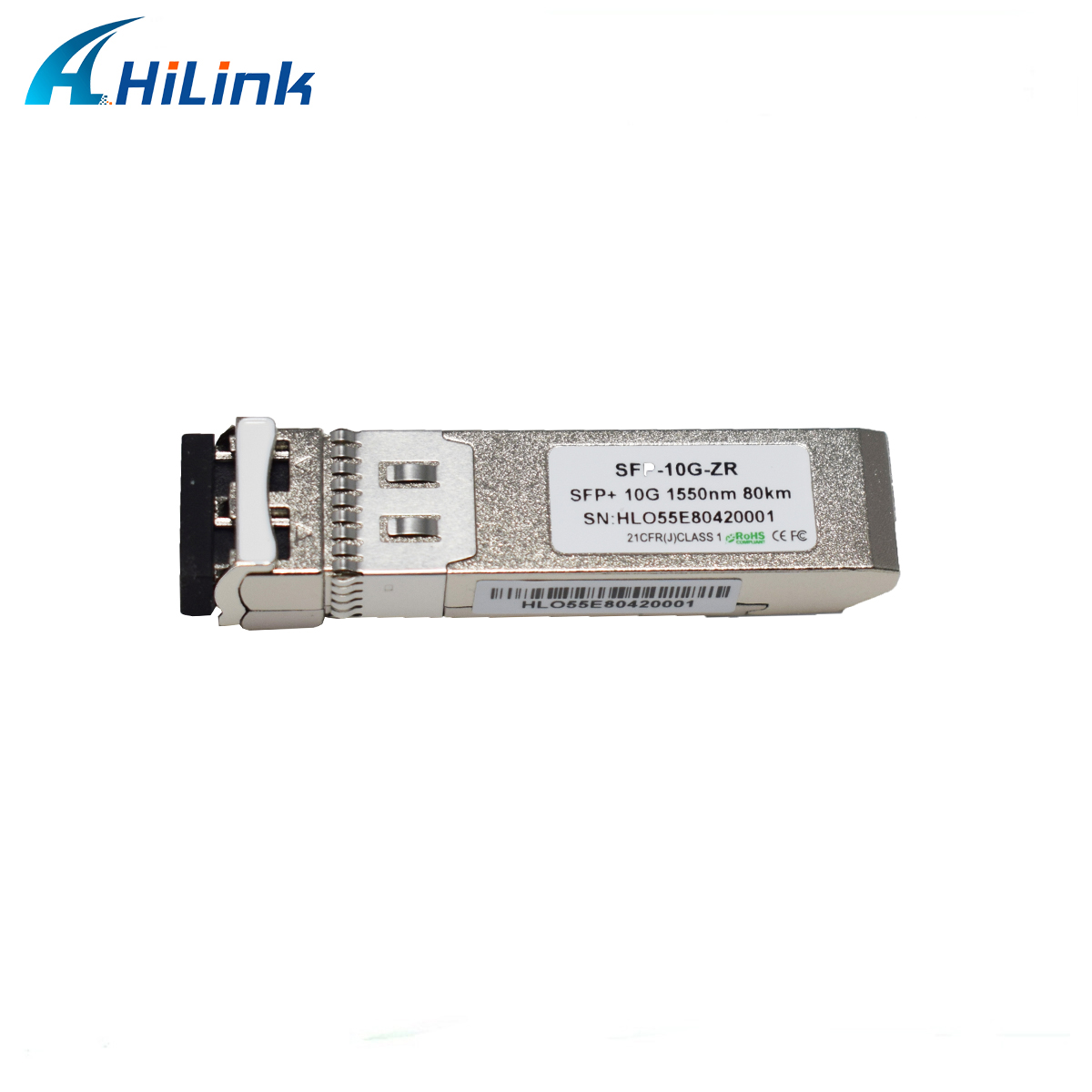 Горячий Pluggable модуль локальных сетей ZR 1550nm SFP приемопередатчика SMF 80KM 10G SFP+