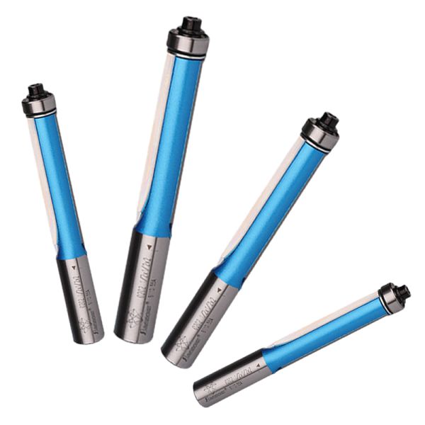 Lamboss Long Blade Straight Bit con rodamiento Trabajo de la madera Cortador de fresado Cortador de recorte