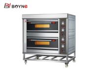 Gás dobro Oven Four Trays For Restaurant de cozimento industrial da plataforma