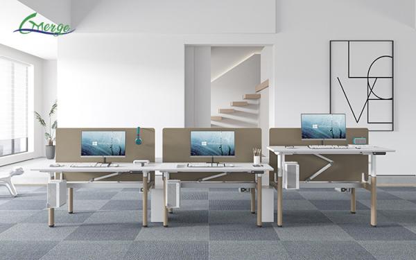 Style Modern Work Office Desk Uplift Electric Sit-Stand Desk with Customized Size