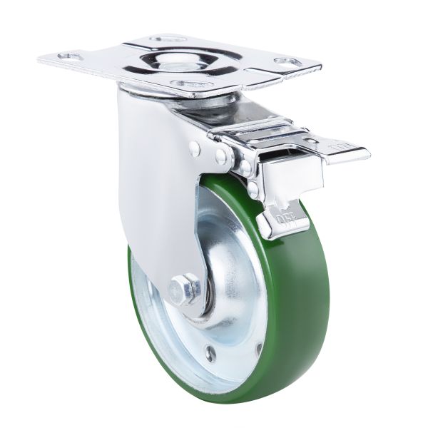 Medium Heavy Duty PU Caster Wheels 4