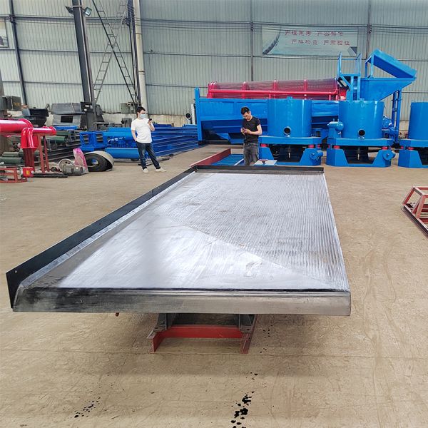 Construction Works Small Portable Gold Mining Equipment Shaker Table for Gold 650 KG
