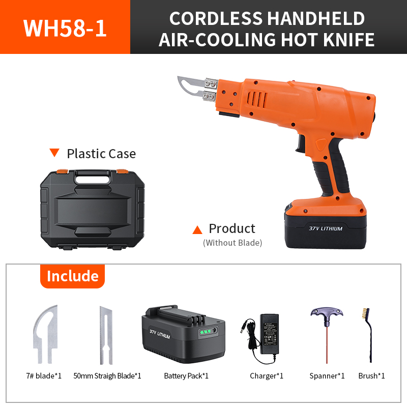 Нож ткани одежды бесшнуровой горячий пенится резец 50mm 100W