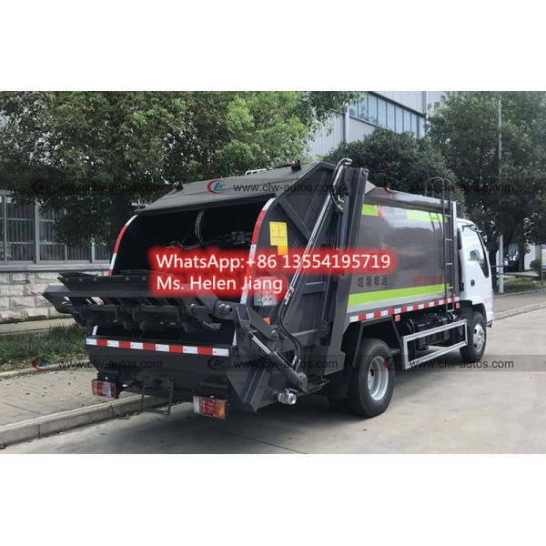 4 Ton Japan ISUZU 4X2 600P Compressed Garbage Truck