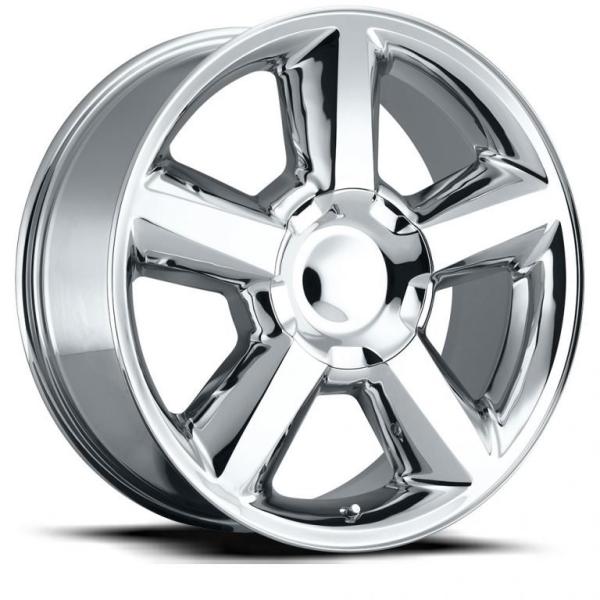 Yukon Tahoe Chevy Polished Chevrolet Replica Wheels 5308 22 Inch LTZ Replica Wheels